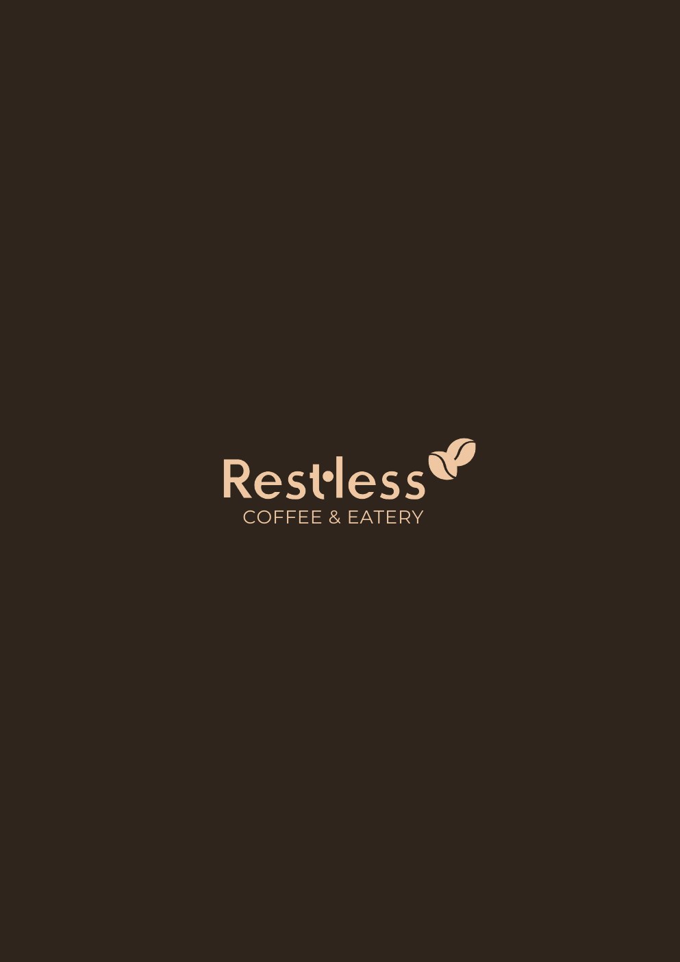 Sampul, halaman 1 dari menu Restless
